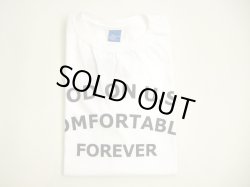 画像1: グッドオン　FOREVERプリント 半袖クルーTシャツ   ホワイト×ネイビー