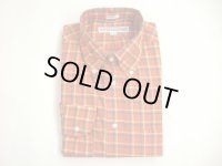 インディビジュアライズドシャツ L/S  マドラスチェック　　 オレンジ