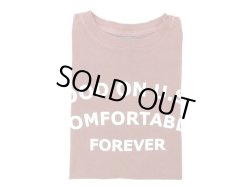 画像1: グッドオン　FOREVERプリント 半袖クルーTシャツ   P-BORDEAU×ホワイト