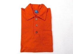 画像1: グッドオン　  S/S HVY ポロT        ORANGE  