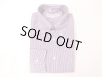 インディビジュアライズドシャツ  L/S スモールギンガムBDシャツ　　　パープル