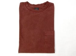 画像1: グッドオン 半袖ポケットTシャツ　 P-BORDEAX