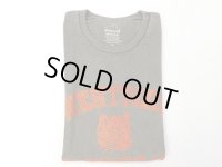 ミクスタ　　S/SクループリントTシャツ　　　　TABBY CAT  ビンテージブラック