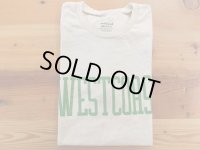 ミクスタ　　S/Sクループリント Tシャツ　   WEST COAST   オートミール 