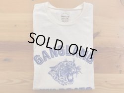 画像1: ミクスタ　　S/Sクループリント Tシャツ　   GANGLAND WILDCATS    ナチュラル   