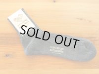 NISHIGUCHI KUTSUSHITA    リネンリブショートソックス　　　ネィチャーグレー