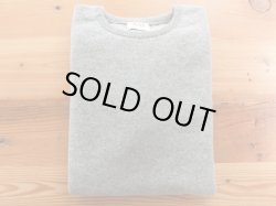 画像1: WILIAM LOCKIE　ラムウール   クルーネックセーター　    FLANNEL(ライトグレー)