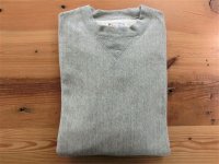 FELCO   12oz TERRY  INVERSE WEAVE V GUSSET SWEAT      HEATHER GREY