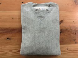 画像1: FELCO   12oz TERRY  INVERSE WEAVE V GUSSET SWEAT      HEATHER GREY