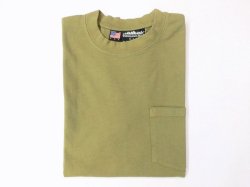 画像1: THOUSAND MILE   半袖ポケットTシャツ　　OLIVE