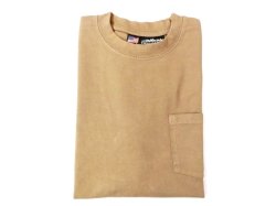 画像1: THOUSAND MILE   半袖ポケットTシャツ　　LIGHT BROWN