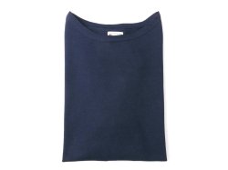 画像1: FELCO   S/S BOATNECK TEE (AMERICAN VINTAGE JERSEY)        NAVY 