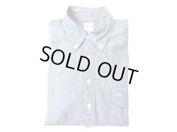 画像1: キートンチェイス　S/S PULLOVER BD SHIRT　 LT CHAMBRAY 　　BLUE