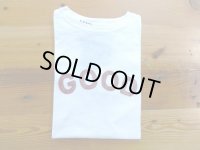 グッドオン　　S/SプリントTシャツ　 　GOOD(white×bengara)