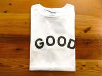 グッドオン　　S/SプリントTシャツ　 　GOOD(white×tetsuguro)