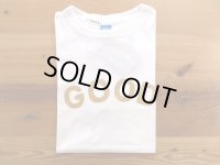 グッドオン　　S/SプリントTシャツ　 　GOOD(white×konjiki)