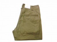 FOB FACTORY     F0514  NARROW U.S TROUSER   　　  OLIVE