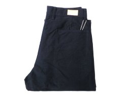 画像1: FOB FACTORY  F0491 MOLESKIN TROUSERS      ネイビー