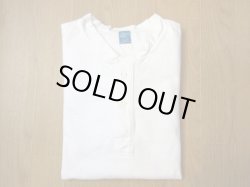 画像1: GOOD ON　L/S HVY    HENLEY TEE           　　WHITE