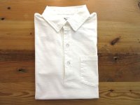 FELCO    S/S POLO SHIRT       7oz 18SINGLE JERSEY    - WHITE