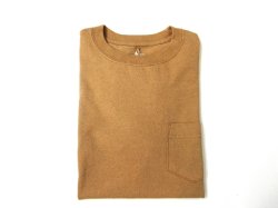 画像1: GOOD ON　　ORGANIC S/S POCKET TEE　 　 　BROWN