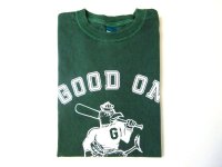 グッドオン　    BASEBALL CLUB   S/SプリントTEE　　　P-D.GREEN