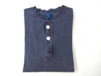 GOOD ON　L/S HVY    HENLEY TEE           　　P-NAVY