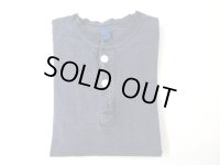 GOOD ON　L/S HVY    HENLEY TEE           　　P-NAVY