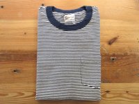 FELCO    S/S RINGER  POCKET TEE    AMERICAN VINTAGE STRAIPE        NATURAL/NAVY