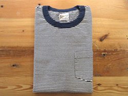 画像1: FELCO    S/S RINGER  POCKET TEE    AMERICAN VINTAGE STRAIPE        NATURAL/NAVY