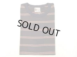 画像1: FELCO     S/S CREW POCKET TEE   IVY STRIPE           CHARCOAL / NAVY