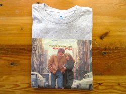 画像1: BLUESCENTRIC    THE FREEWHEELIN' BOB DYLAN  L/S Tシャツ　　　GREY