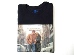 画像1: BLUESCENTRIC    THE FREEWHEELIN' BOB DYLAN  L/S Tシャツ　　　BLACK