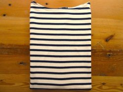 画像1: セントジェームス  　　OUESSANT SHORT SLEEVE      　 ECRU/MARINE