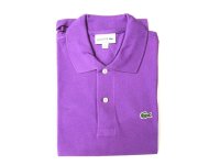 ラコステ　L１２１２半袖ポロシャツ　　violet(バイオレット)