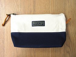 画像1: L.L.Bean   BOAT AND TOTE  ZIP・POUCH  　　　　　 Blue