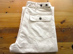 画像1: FOB FACTORY    F0536 C/H FATIGUE PANTS     　　  ECRU