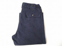 画像1: FOB FACTORY    F0536 C/H FATIGUE PANTS     　　  NAVY