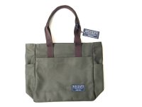 MANIFATTURA CECCARELLI         TOTE BAG WITH ZIPPER　　GREEN