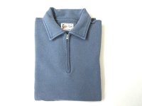 FELCO   半袖10oz LT WEIGHT TERRY  HALF ZIP  SWEAT           PG-NAVY