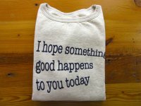 MIXTA    　S/S プリント スウェット　   　I HOPE(Ash)