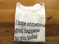 MIXTA    　S/S プリント スウェット　   　I HOPE(Natural)