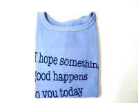 MIXTA    　S/S プリント スウェット　   　I HOPE(Earth Blue)