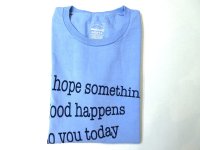 MIXTA 2025 SSプリントTシャツ　  　I HOPE        Earth Blue