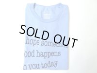 MIXTA 2025 SSプリントTシャツ　  　I HOPE        Earth Blue