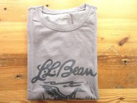 L.L.Bean   　Men's Japan Fit Lakewashed Organic Cotton Graphic Tee            Graphite