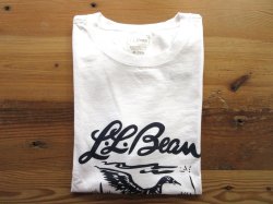画像1: L.L.Bean   　Men's Japan Fit Lakewashed Organic Cotton Graphic Tee             White