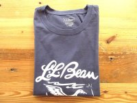 L.L.Bean   　Men's Japan Fit Lakewashed Organic Cotton Graphic Tee            Carbon Navy