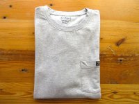 L.L.Bean   　Men's Japan Fit 　半袖ポケットTシャツ  カタディン・ロゴ付き         Gray Heather