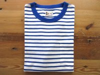 FELCO       S/S CREW POCKET TEE AMERICAN VINTAGE STRIPE       BLUE×WHITE